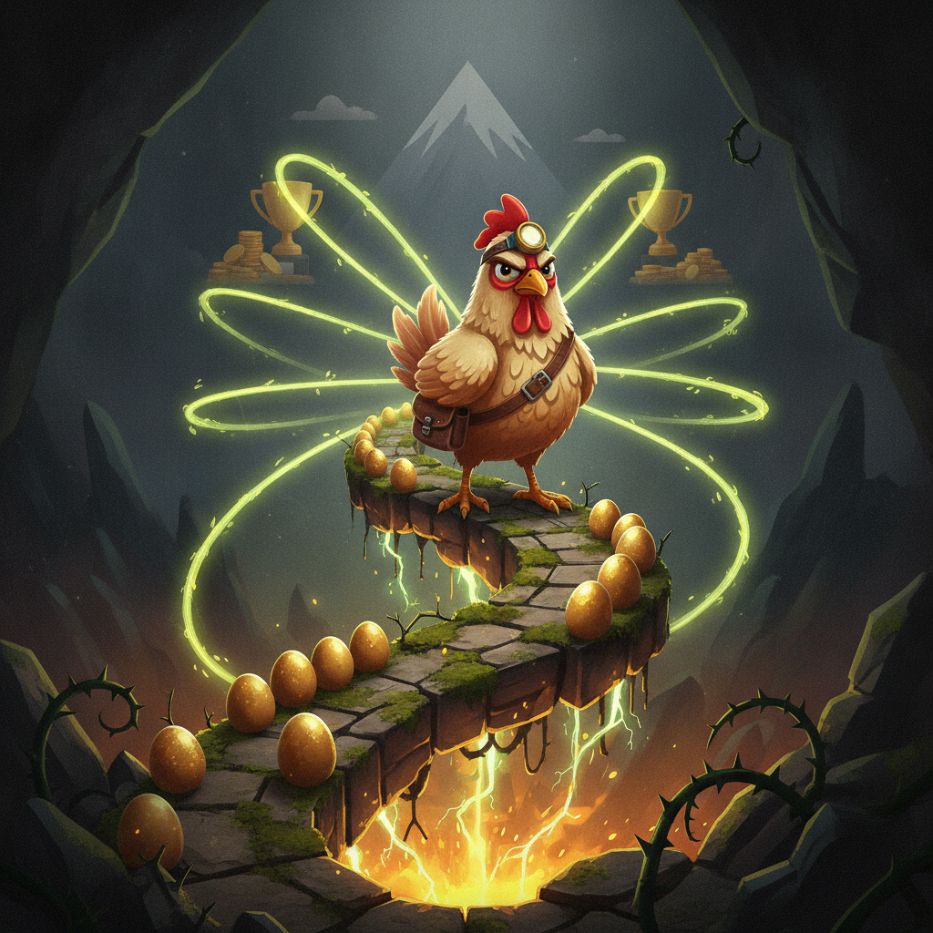 Chicken Road 2 mode Hardcore — 18 lignes, risque maximal